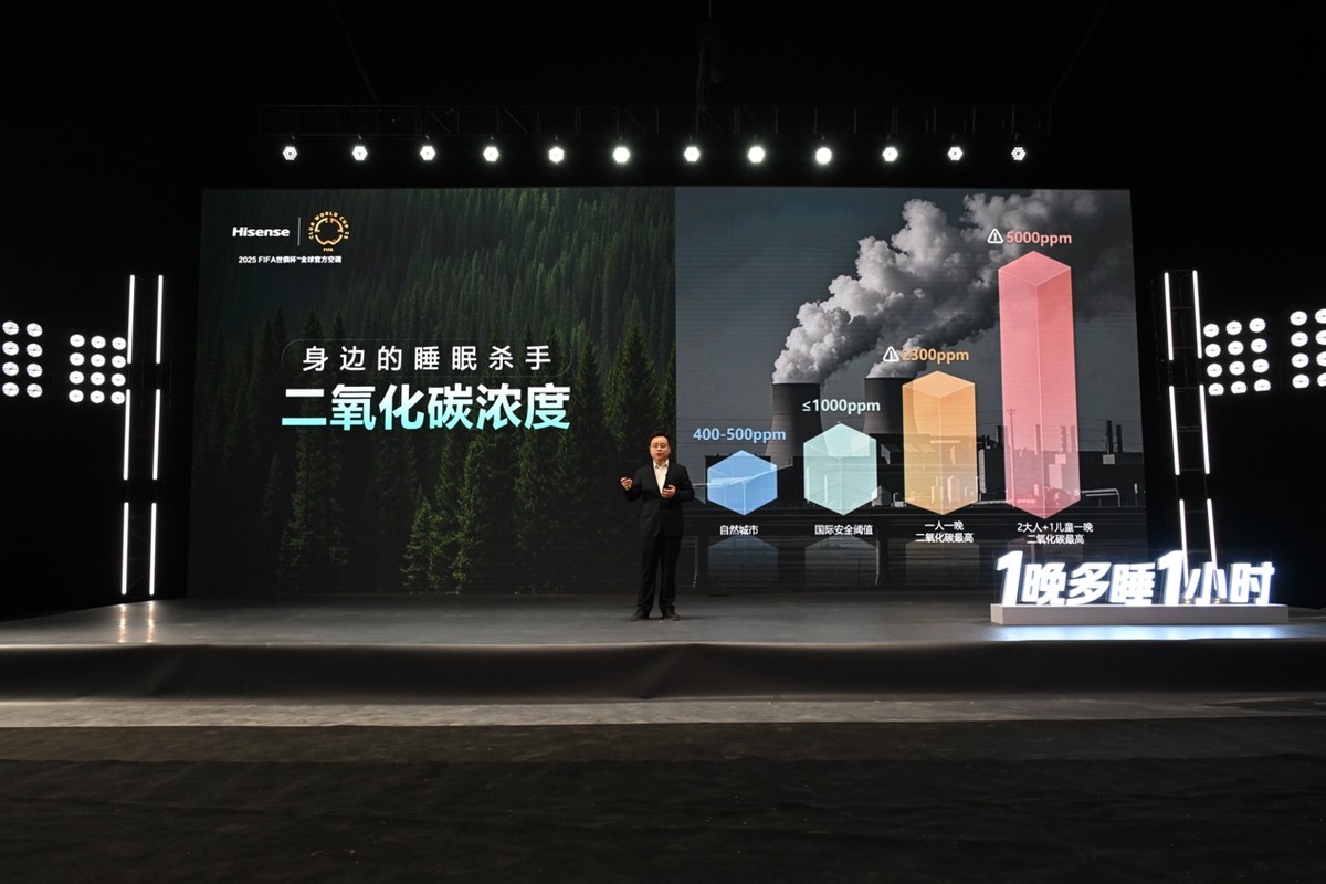 海信新风空调破局睡眠难题：1晚多睡1小时，打造深度好睡眠