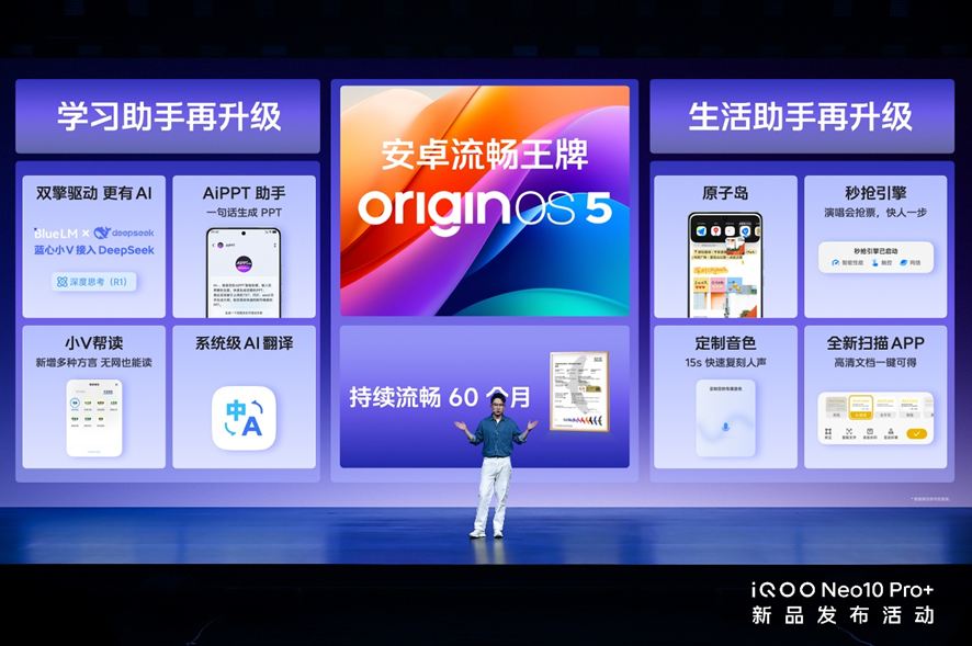 2K屏骁龙双芯旗舰 “超配双芯战神”iQOO Neo10 Pro+发布
